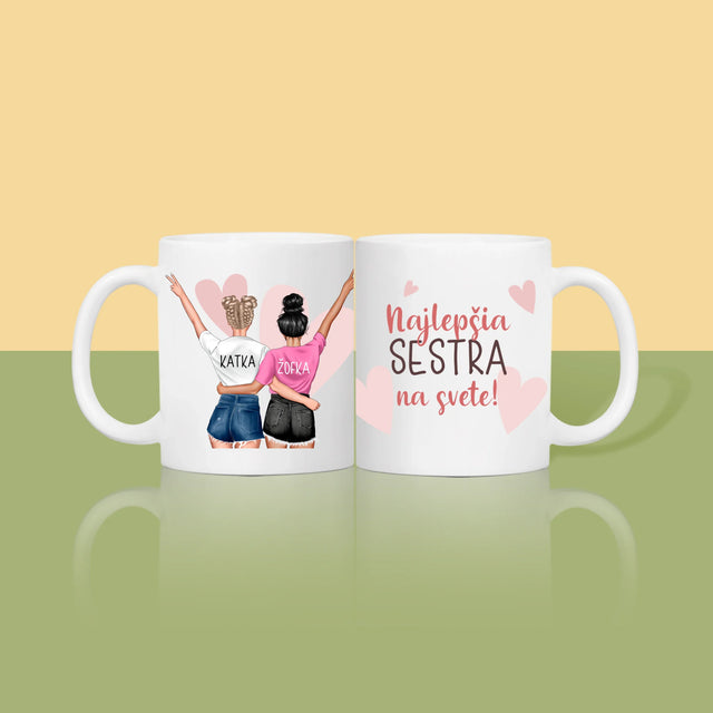 Tvorenie Postavy: Najlepšia Sestra Na Svete - Hrnček