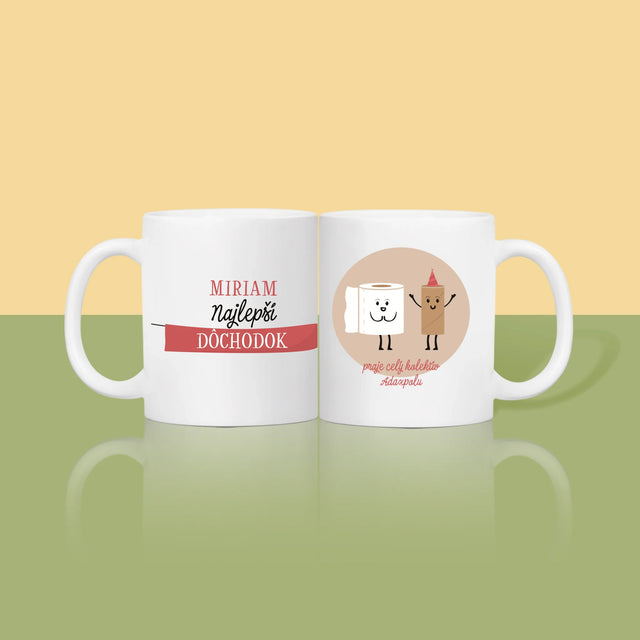 Meno A Podpis: Najlepší Dôchodok - Hrnček
