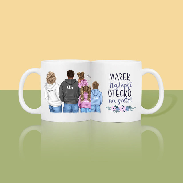 Tvorenie Postavy: Rodina S Deťmi - Hrnček