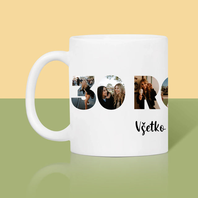Slovo Z Fotografií: 30 Rokov Z Tvojich Fotografií - Hrnček