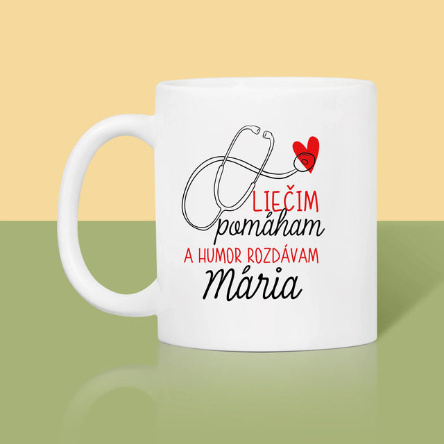 Meno A Podpis: Liečim Pomáham - Hrnček