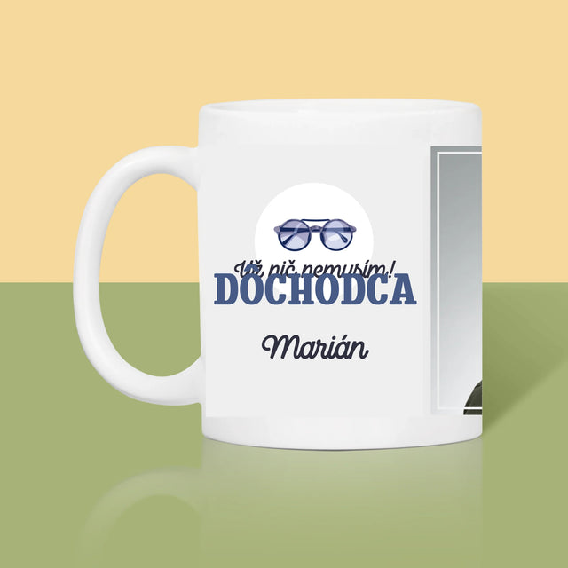 Fotografia A Podpis: Nič Nemusím! Dôchodca - Hrnček