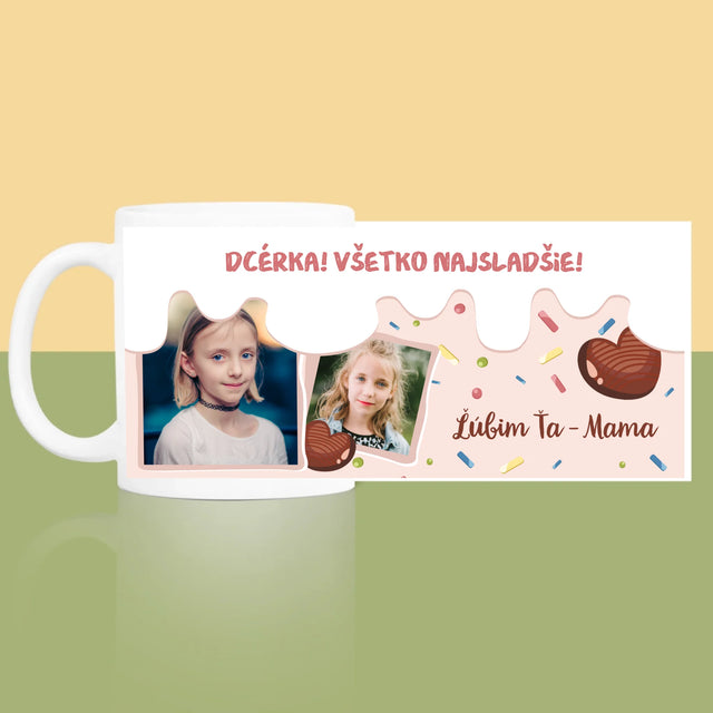 Fotokoláž: Všetko Najsladšie - Hrnček