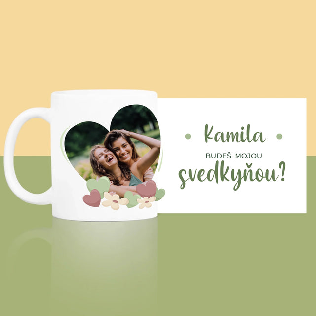 Fotografia A Podpis: Budeš Mojou Svedkyňou Kvety - Hrnček