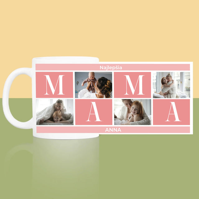 Fotokoláž: Najlepšia Mama Koláž - Hrnček