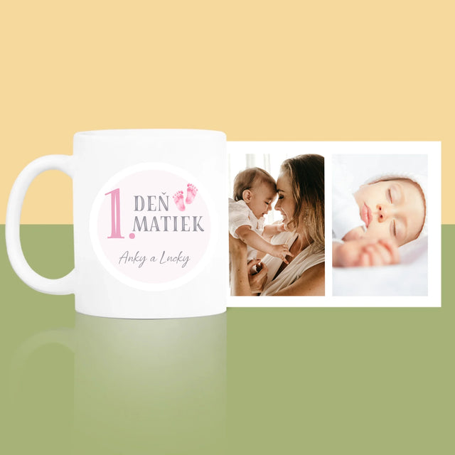 Fotokoláž: Prvý Deň Matiek - Hrnček