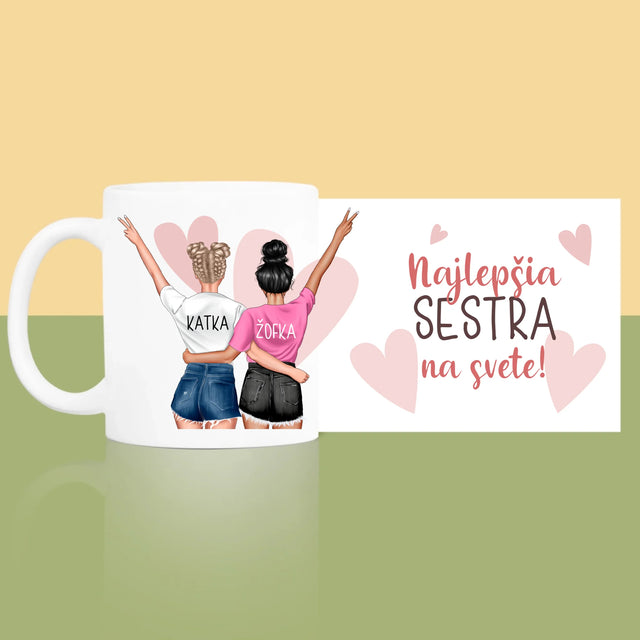 Tvorenie Postavy: Najlepšia Sestra Na Svete - Hrnček