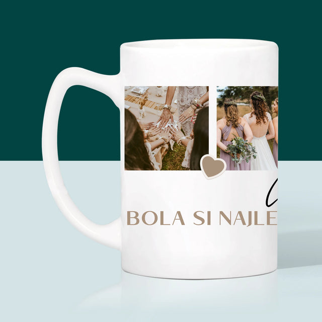 Fotokoláž: Ďakujem Koláž Z Fotiek Pre Svedkyňu - Hrnček