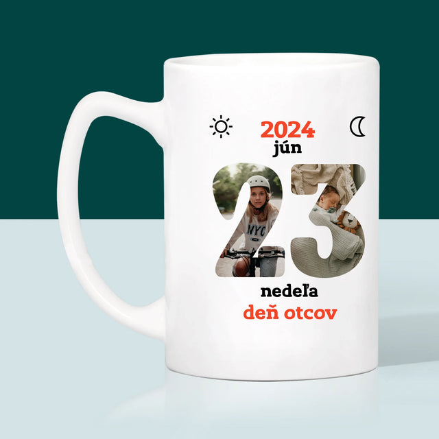 Slovo Z Fotografií: Deň Otcov List Kalendára - Hrnček