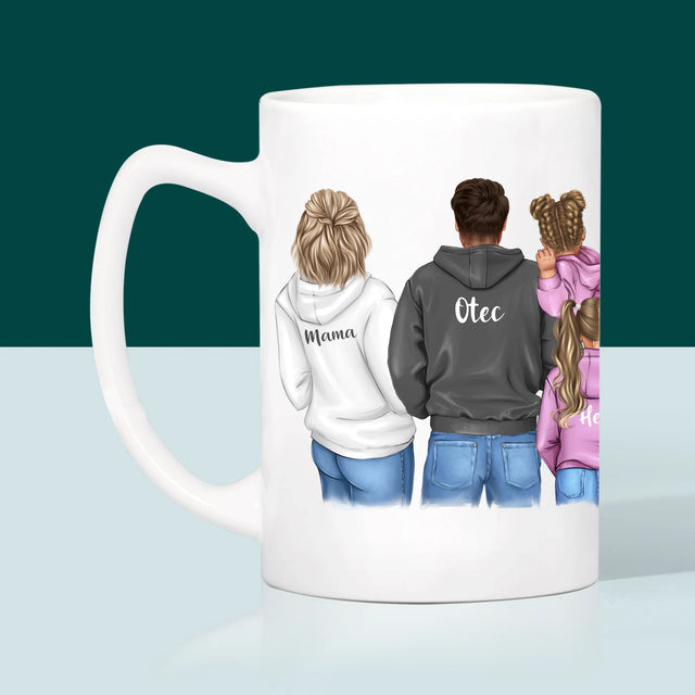 Tvorenie Postavy: Rodina S Deťmi - Hrnček