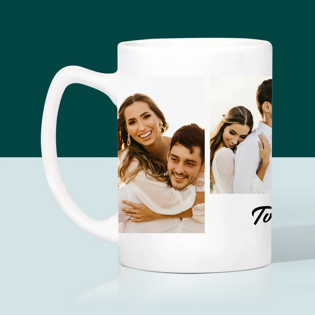 Fotokoláž: 4 Fotografie A Podpis - Hrnček