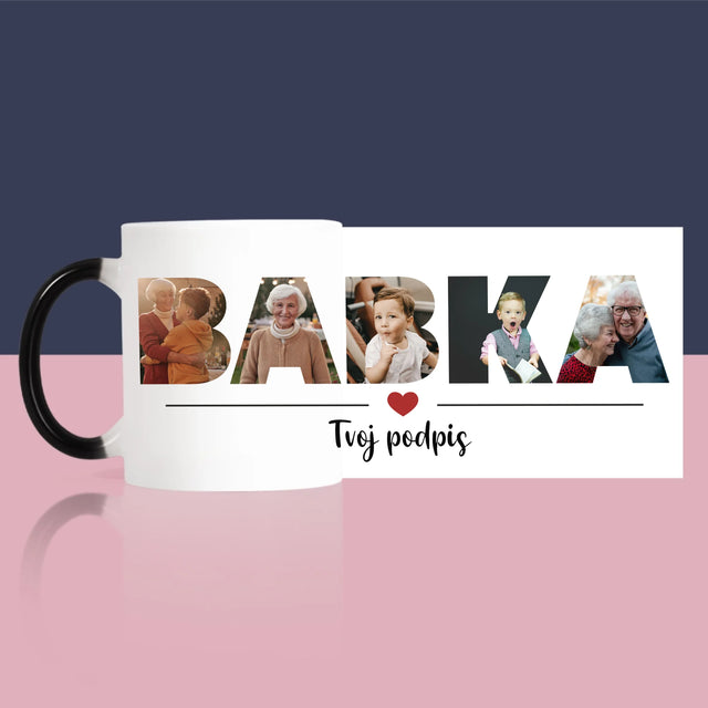 Slovo Z Fotografií: Babka Z Tvojich Fotografií - Hrnček