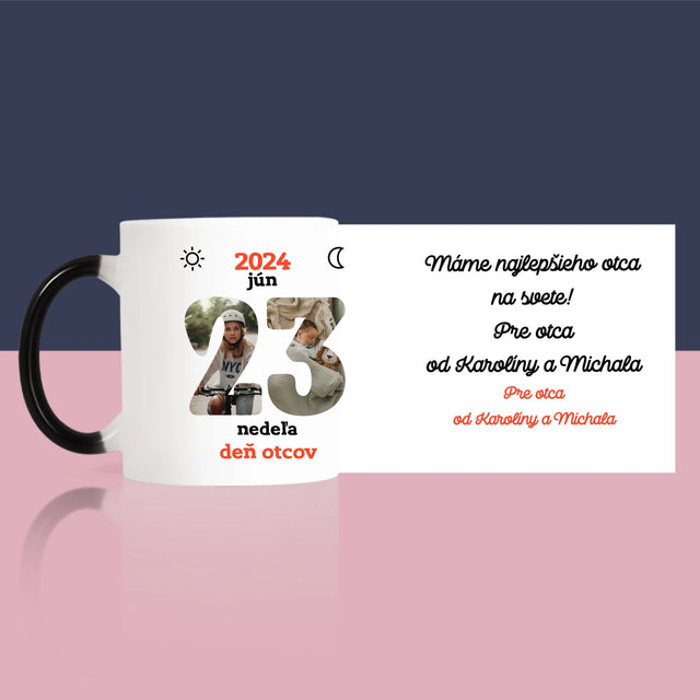 Slovo Z Fotografií: Deň Otcov List Kalendára - Hrnček