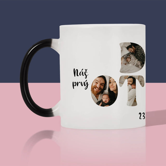 Slovo Z Fotografií: Náš Prvý Deň Otcov - Hrnček