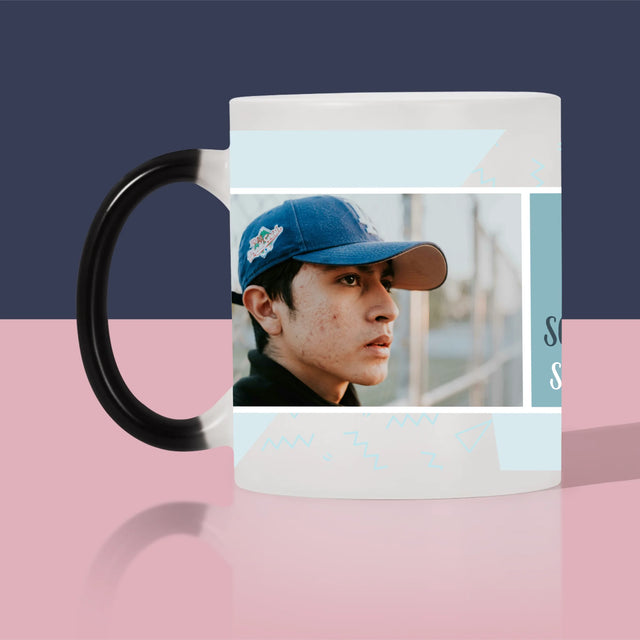 Fotokoláž: Syn So Zlatým Srdiečkom - Hrnček