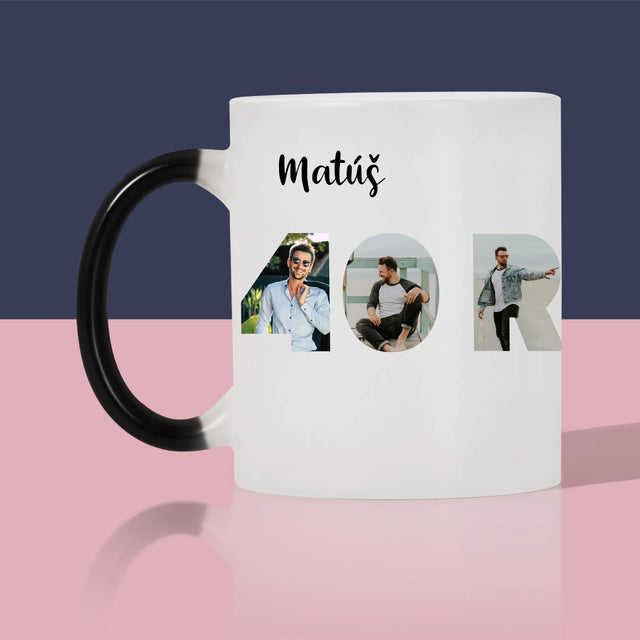 Slovo Z Fotografií: 40 Rokov Z Tvojich Fotografií - Hrnček