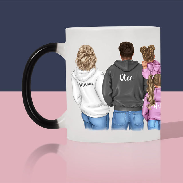 Tvorenie Postavy: Rodina S Deťmi - Hrnček