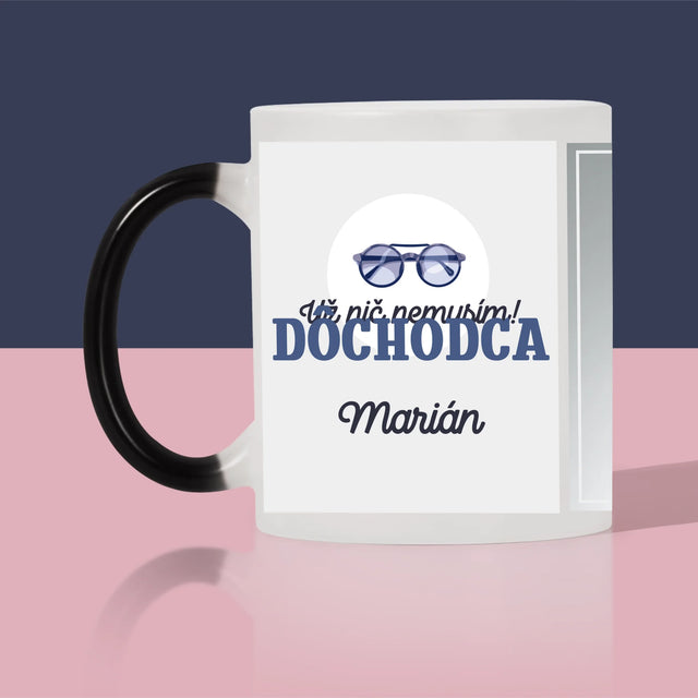 Fotografia A Podpis: Nič Nemusím! Dôchodca - Hrnček