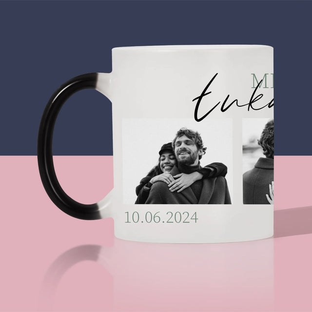 Fotokoláž: Mr&Mrs Svadobné - Hrnček