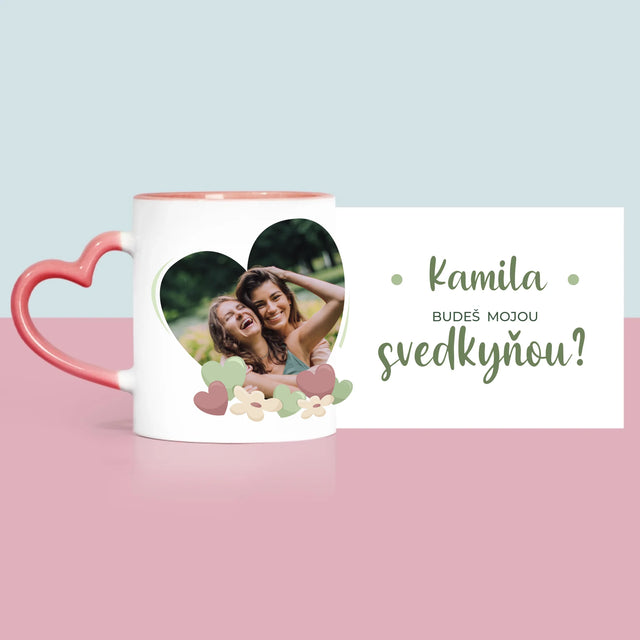 Fotografia A Podpis: Budeš Mojou Svedkyňou Kvety - Hrnček