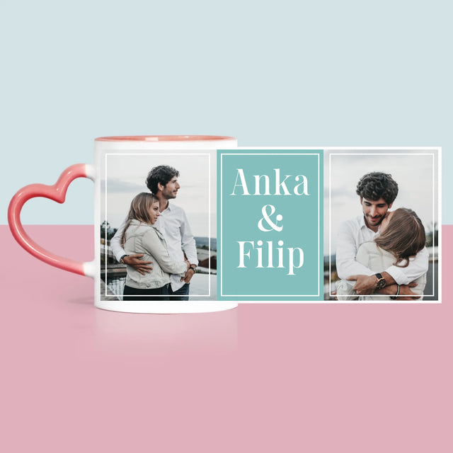 Fotokoláž: Pár Mená - Hrnček
