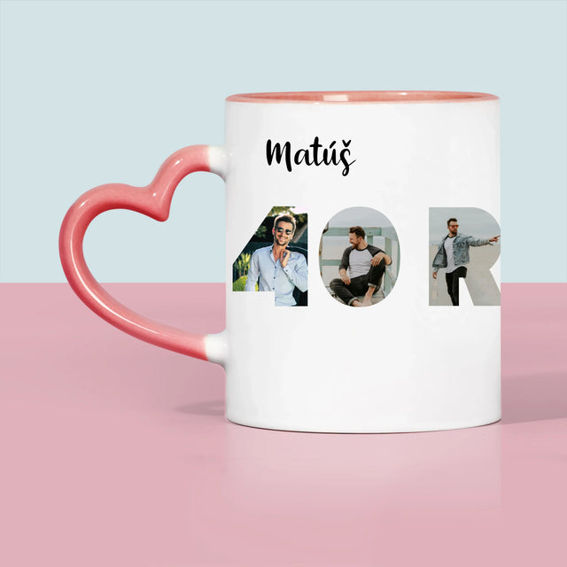 Slovo Z Fotografií: 40 Rokov Z Tvojich Fotografií - Hrnček