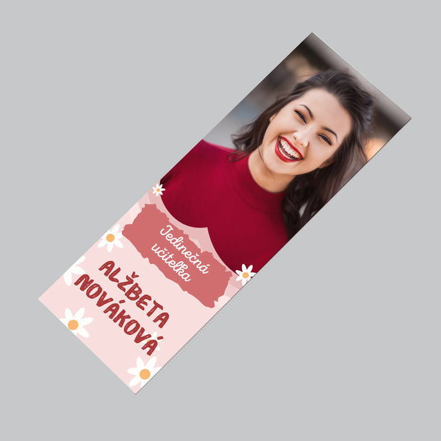 Fotografia A Podpis: Jedinečná Učiteľa - Magnetka Na Chladničku