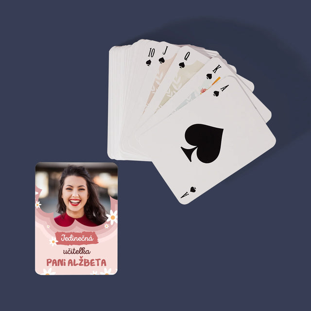 Fotografia A Podpis: Jedinečná Učiteľa - Hracie Karty