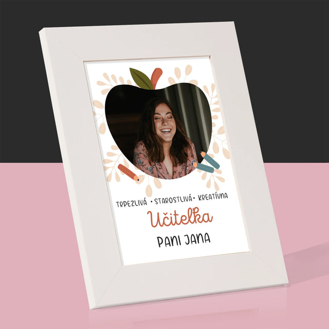 Fotografia A Podpis: Učiteľa - Rámček Na Fotografiu (Vertikálne)