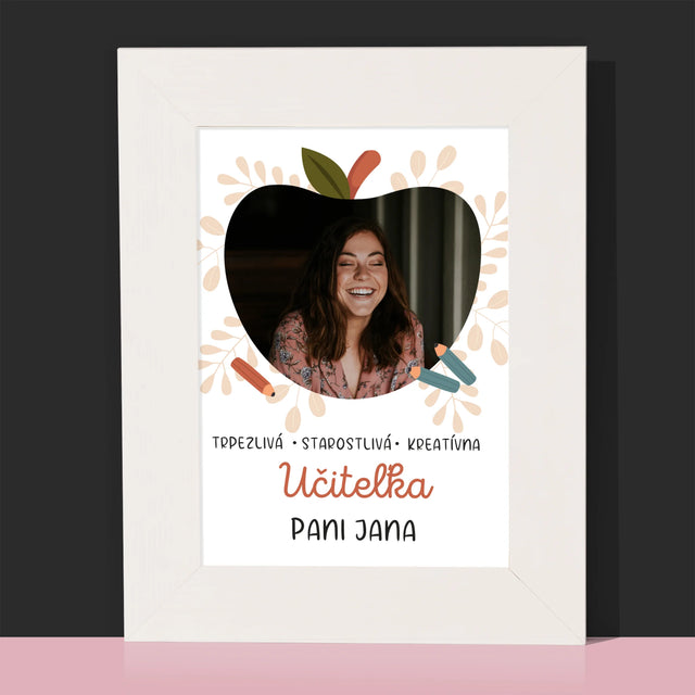 Fotografia A Podpis: Učiteľa - Rámček Na Fotografiu (Vertikálne)