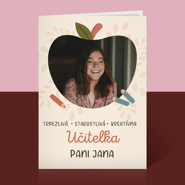 Fotografia A Podpis: Učiteľa - Kartička S Prianiami