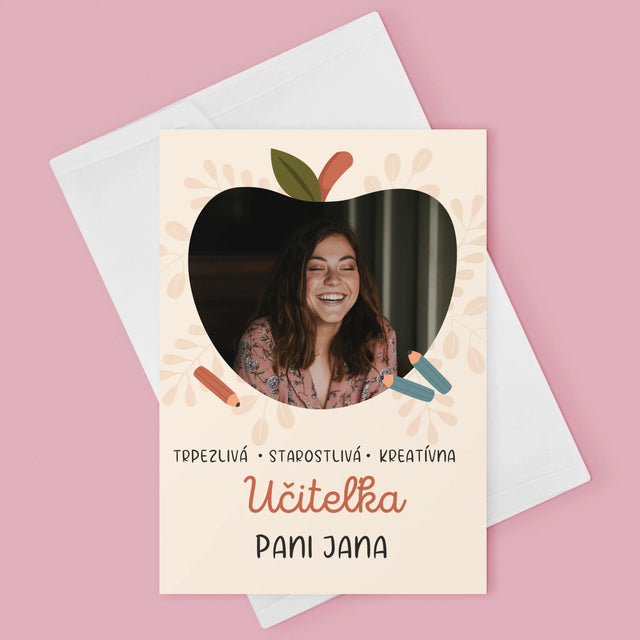 Fotografia A Podpis: Učiteľa - Kartička S Prianiami