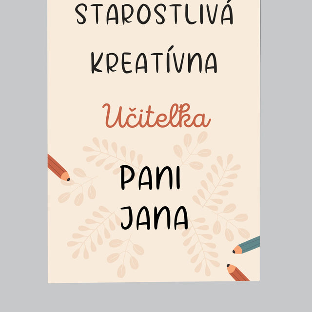 Fotografia A Podpis: Učiteľa - Magnetka Na Chladničku