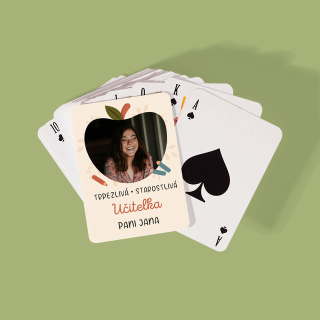 Fotografia A Podpis: Učiteľa - Hracie Karty