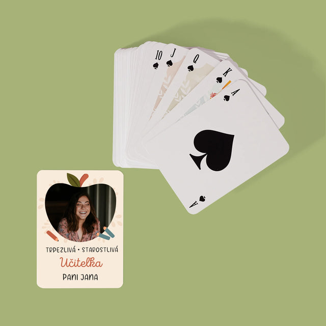 Fotografia A Podpis: Učiteľa - Hracie Karty