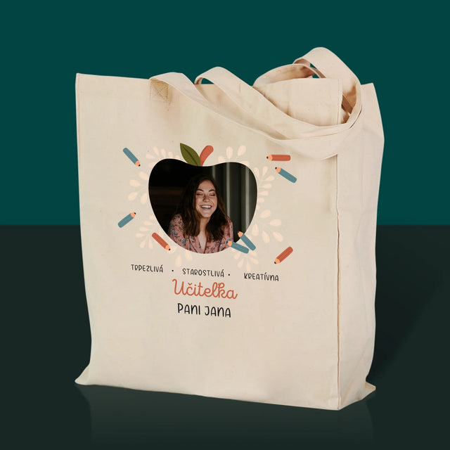 Fotografia A Podpis: Učiteľa - Plátená Taška