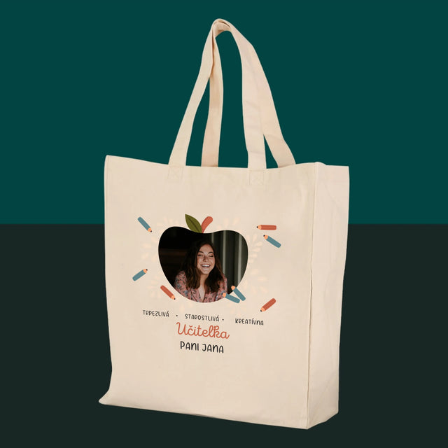 Fotografia A Podpis: Učiteľa - Plátená Taška