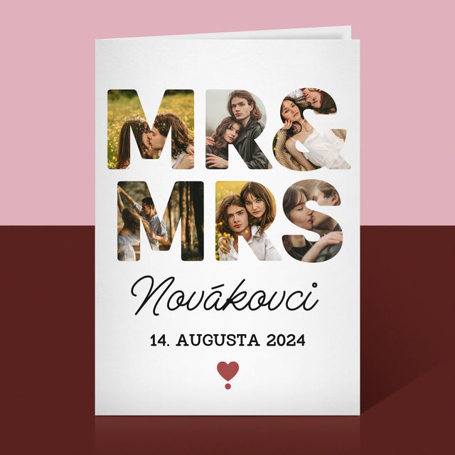 Slovo Z Fotografií: Novákovci - Kartička S Prianiami