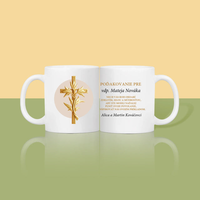 Meno A Podpis: Poďakovanie Božiemu Služobníkovi - Hrnček