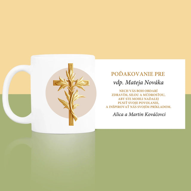 Meno A Podpis: Poďakovanie Božiemu Služobníkovi - Hrnček