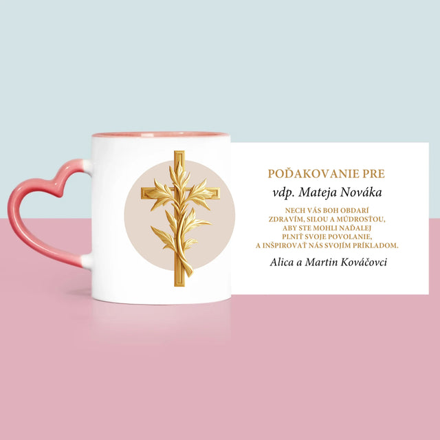 Meno A Podpis: Poďakovanie Božiemu Služobníkovi - Hrnček