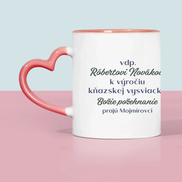 Meno A Podpis: Výročie Služby Bohu A Ľuďom - Hrnček