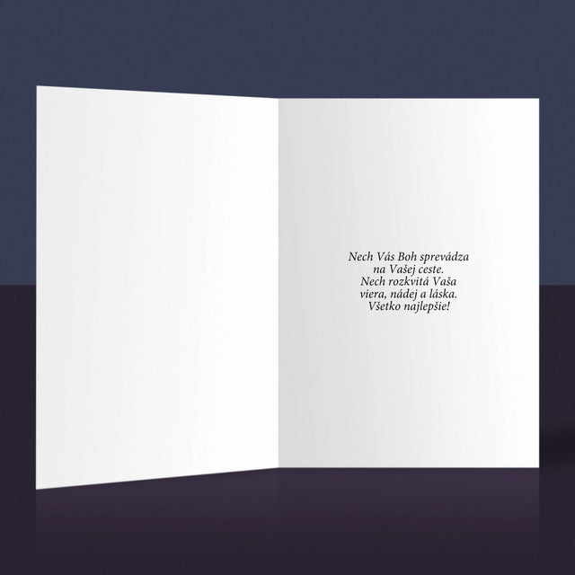 Fotografia A Podpis: Poďakovanie Božiemu Služobníkovi - Kartička S Prianiami