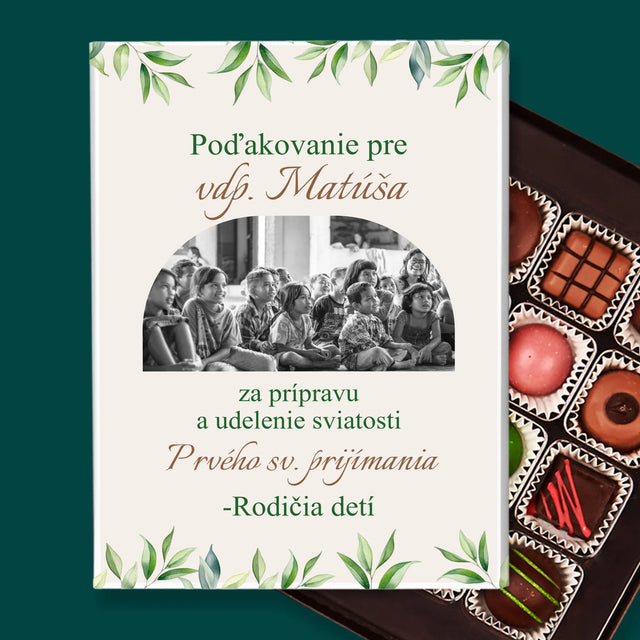 Fotografia A Podpis: Poďakovanie Božiemu Služobníkovi - Pralinky