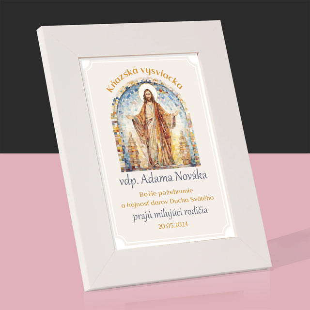 Meno A Podpis: Povolanie Božieho Služobníka - Rámček Na Fotografiu (Vertikálne)