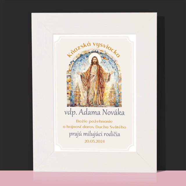 Meno A Podpis: Povolanie Božieho Služobníka - Rámček Na Fotografiu (Vertikálne)