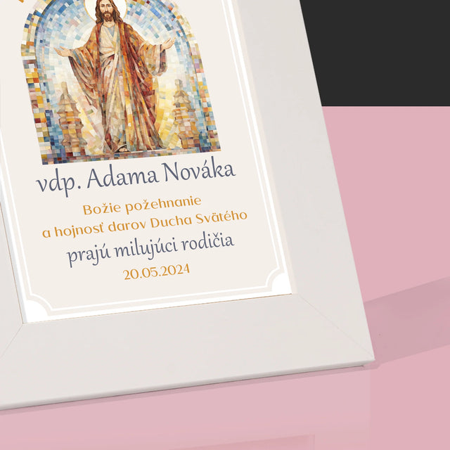 Meno A Podpis: Povolanie Božieho Služobníka - Rámček Na Fotografiu (Vertikálne)