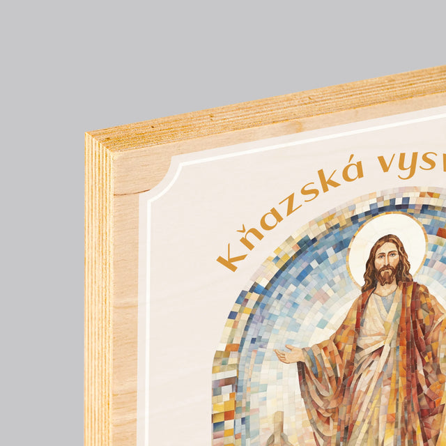 Meno A Podpis: Povolanie Božieho Služobníka - Tlač Na Drevo (Vertikálne)