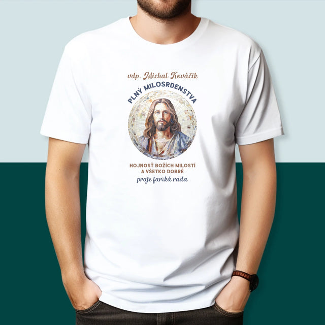 Meno A Podpis: Milosrdný Boží Služobník - Pánske Tričko