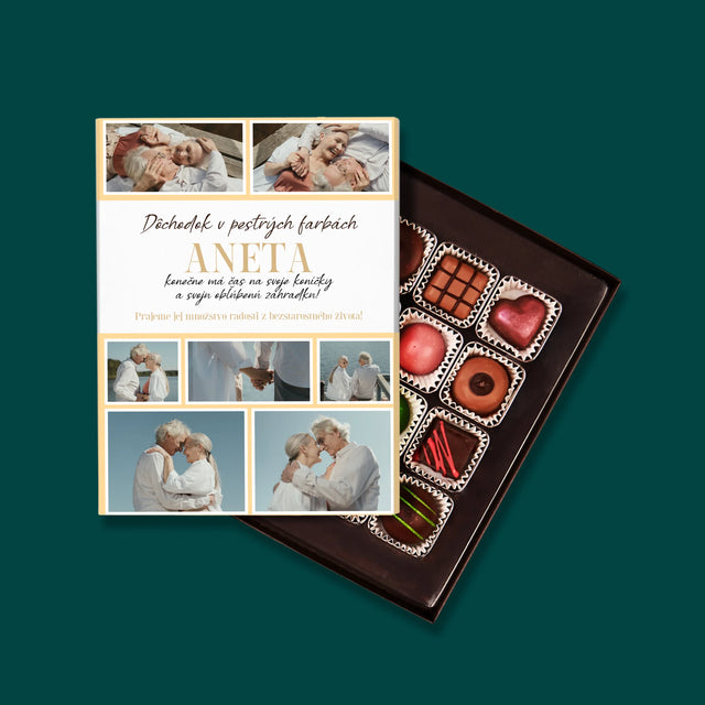 Fotokoláž: Dúhový Dôchodok - Pralinky